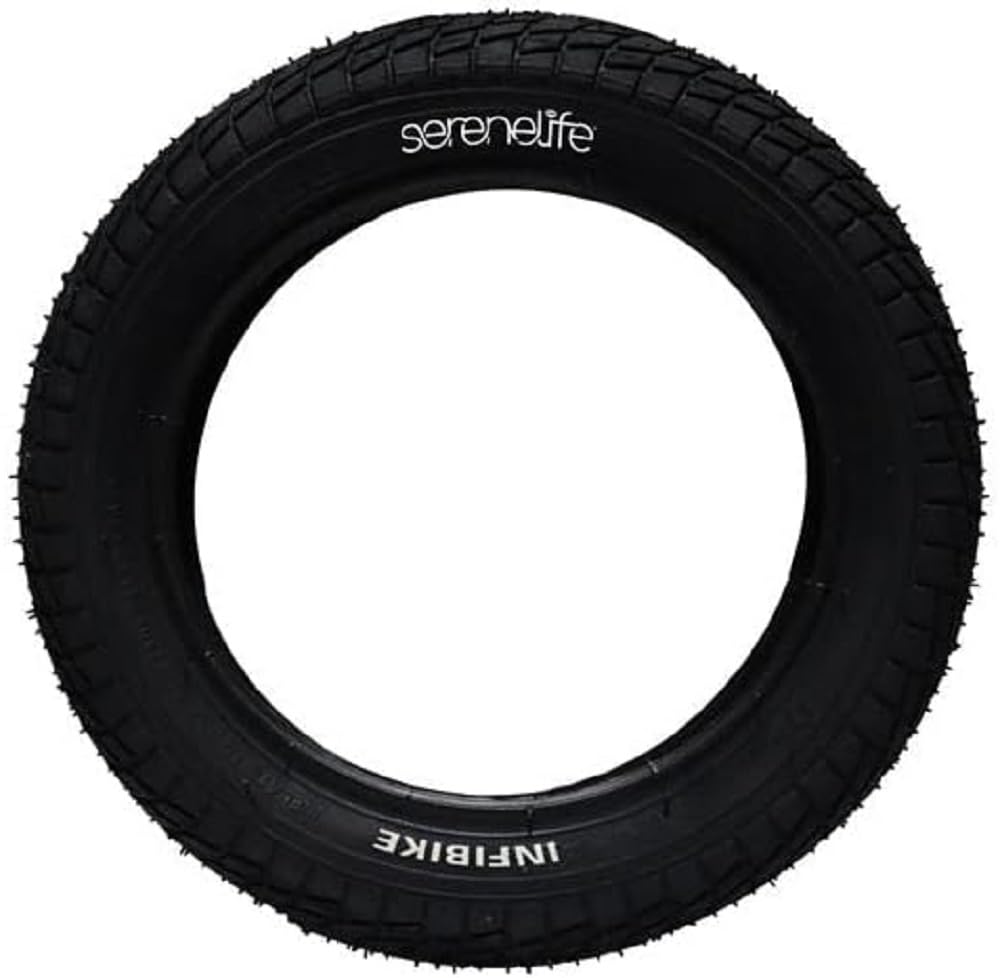 SereneLifeHome Non-Slip Kids Bike Tires Replacement Part, Used with Model Number: SLBKBLU62