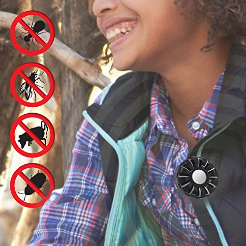 Upgraded Mosquito Repellent, Insect Control, Electronic Insect Killer, No Chemical Insect Repellent, Ultrasonic Insect Repeller, Portable - Up To 320 Foot Coverage Area