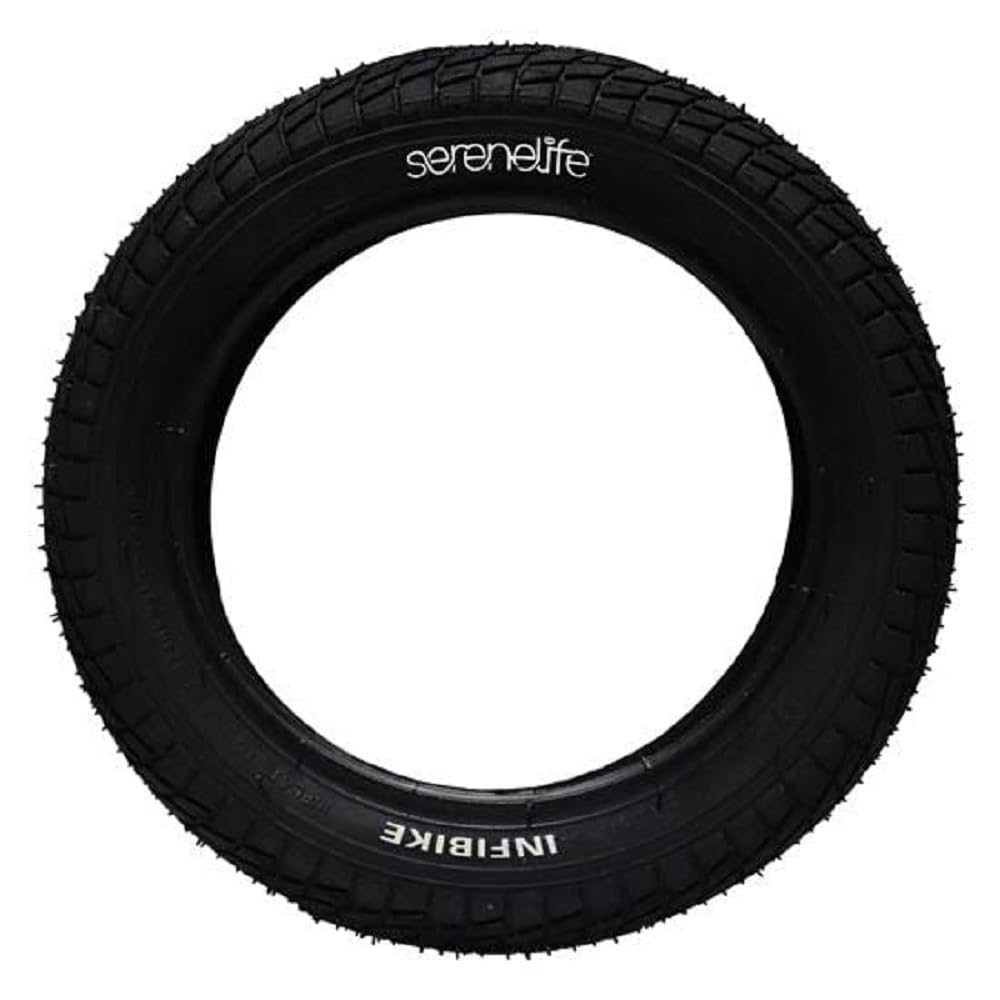 Jovial Kids Bike Tires, Non-Slip Bike Tires Replacement Part for 12 inch Kids Bicycle, Compatible with Model Numbers SLBKBLK24, SLBKBLU28, SLBKORG22