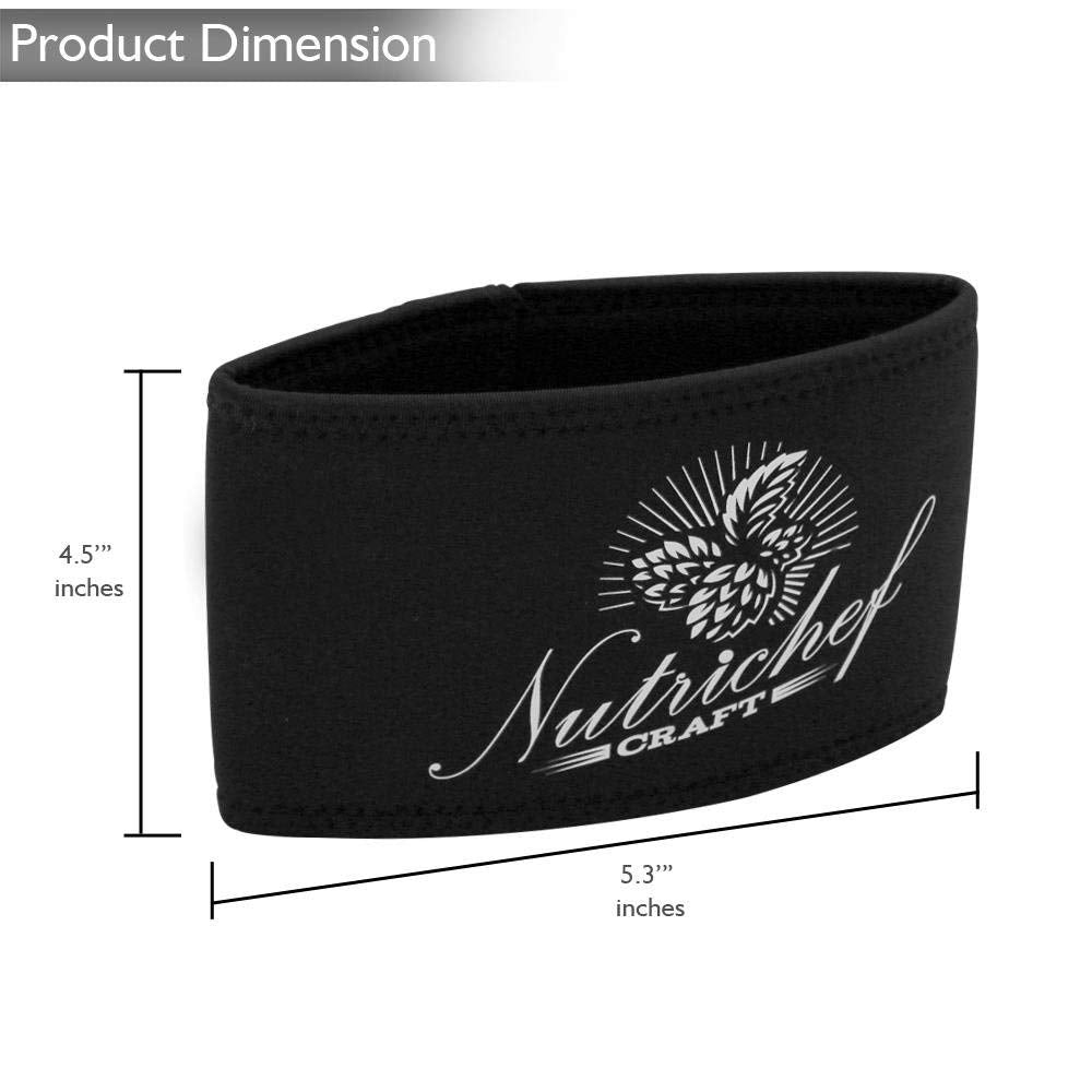 NutriChef Keg Koozie for Homebrew Mini Keg PKBRTP50 64oz - Quality Neoprene Insulation Keggle Jacket Keeps Your Beverage Cold for Up to 3 Hours - PRTPKBRTP5010
