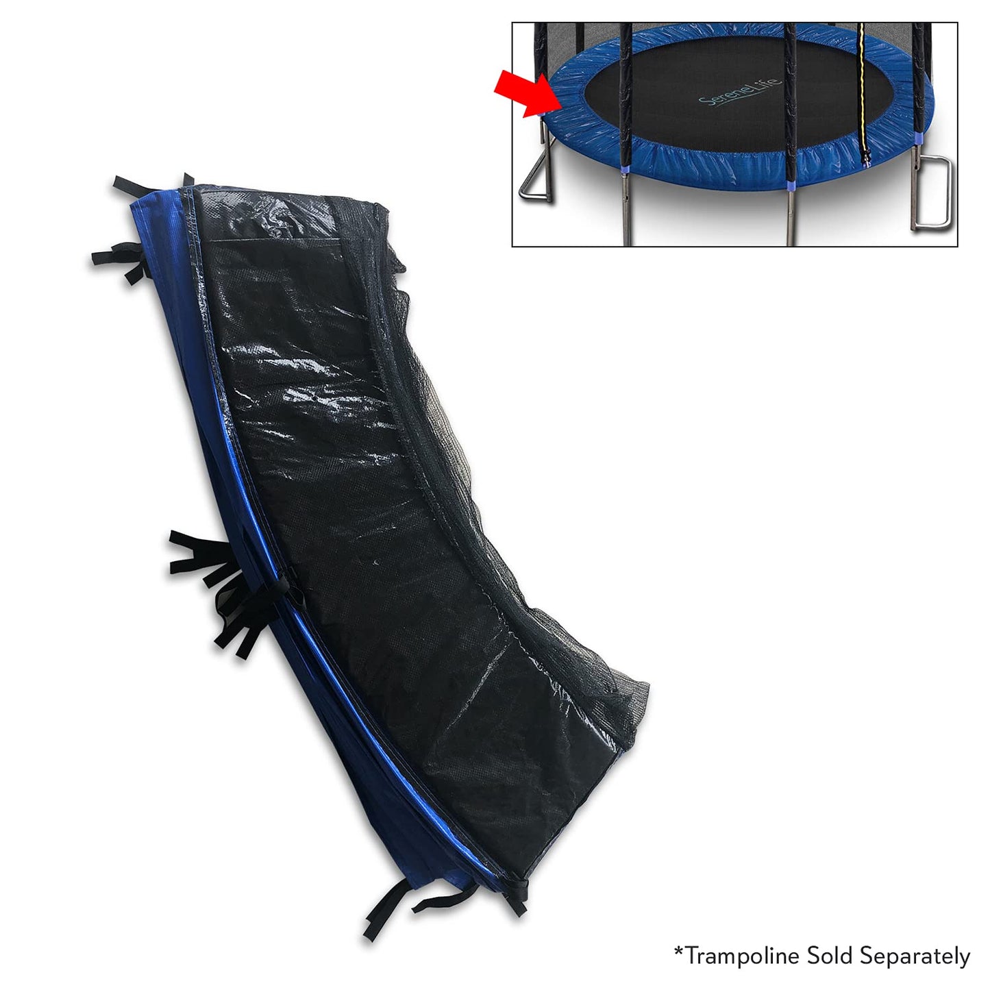 SereneLife Trampoline Frame Cover (for SereneLife Model: SLTRA10BL)