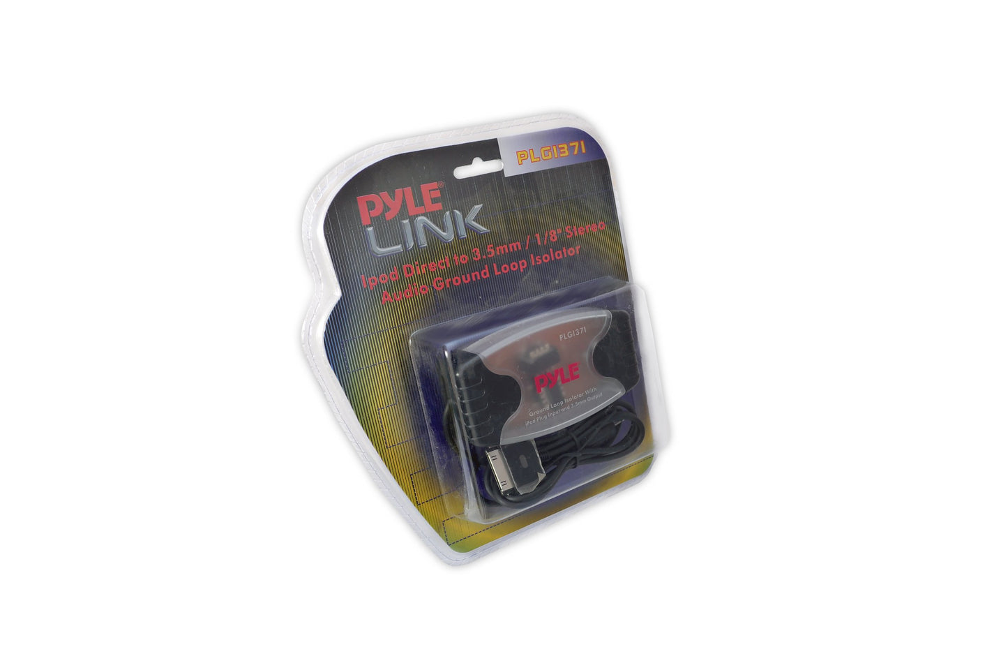 Pyle Ground Loop Noise Isolator - Apple iPhone 4 or 4S Direct to 3.5 mm or 1/8-Inch Stereo Audio Line Driver - Eliminate Engine Interference and Hum - PLGI37I