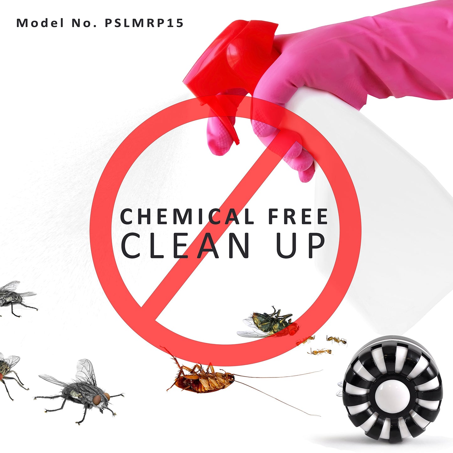 Upgraded Mosquito Repellent, Insect Control, Electronic Insect Killer, No Chemical Insect Repellent, Ultrasonic Insect Repeller, Portable - Up To 320 Foot Coverage Area