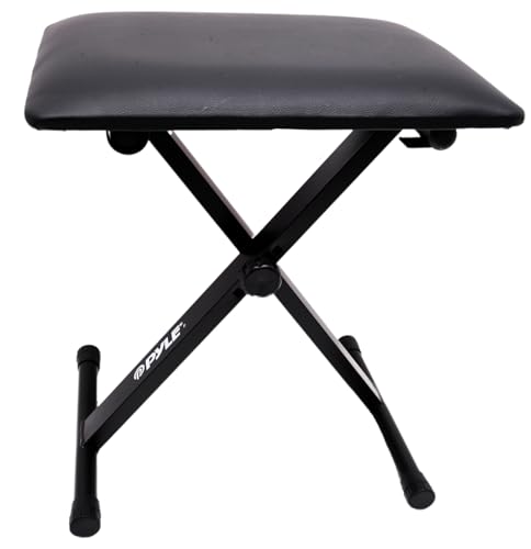 Pyle, Digital Musical Karaoke Portable Electronic Piano Includes Water-Resistant Case Bag Stool & Keyboard Stand (61 Keys), Stadard (PKBRD6151PB)