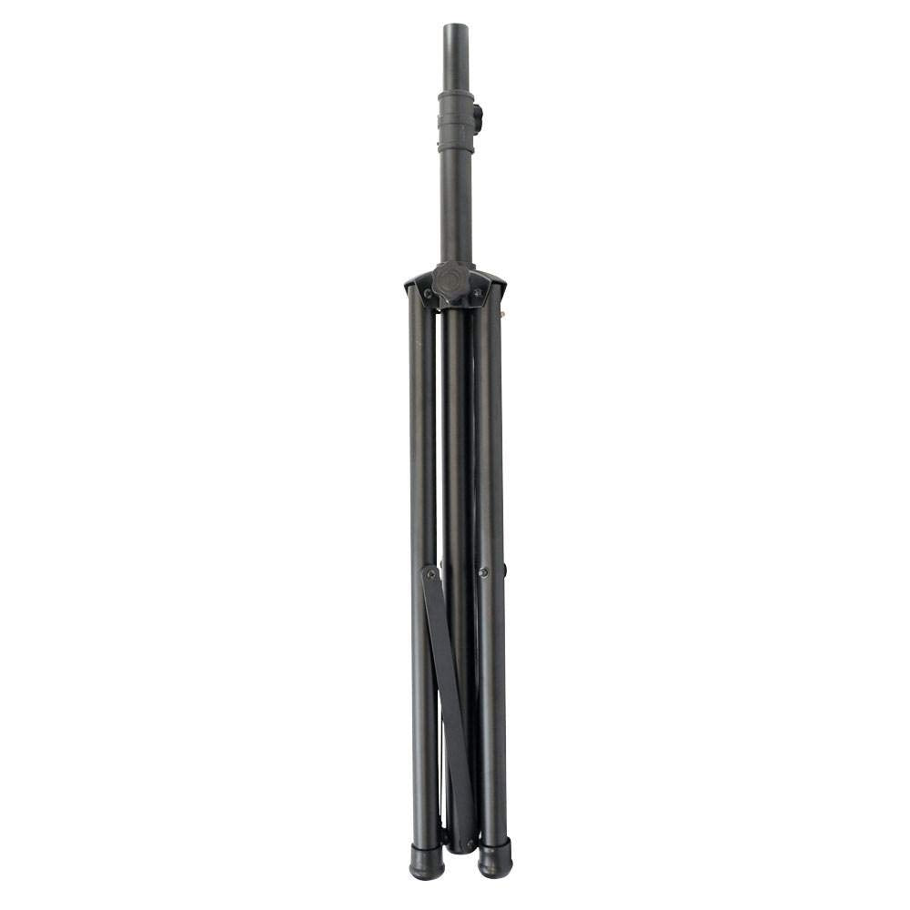 Pyle Universal Stand Kit-Height Adjustable 3.6’ -5.6’ Tall Sound Equipment Tripod Mount for Speakers w/ 35mm Insert-Home, Stage, Studio Use-(2), Black, 21’ ft 1/4" Audio Cable (PMDK102)