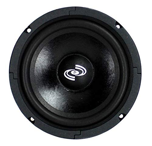 Pyle 6.5" Car Audio Speaker Midrange - 300 Watt High Power Sealed Back Mid Range Speakers System w/ Paper Coating Cone, 200-5 kHz, 93 dB, 8Ohm, 30 oz Magnet, 1 inch KAPTON Voice Coil - PDMR6