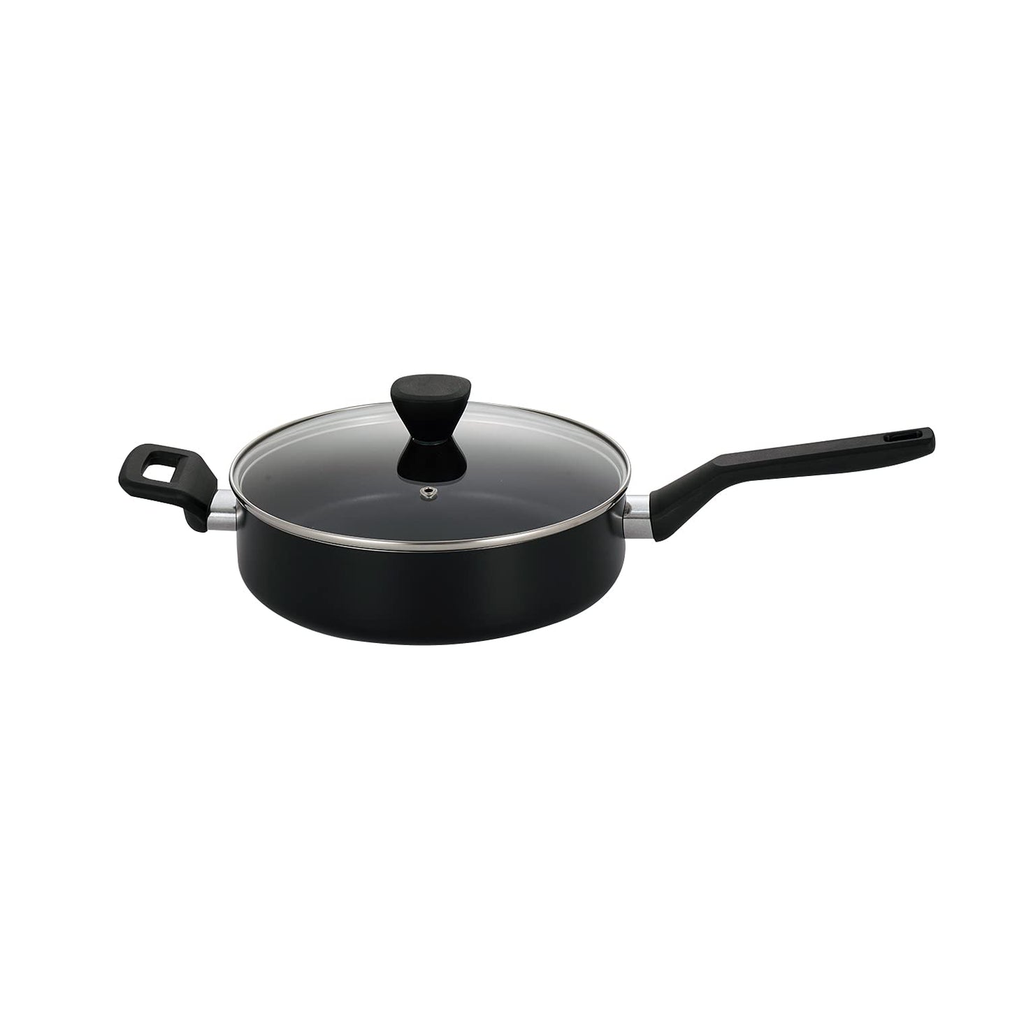 NutriChef Sautepan Pot with Lid - Non-Stick High-Qualified Kitchen Cookware with See-Through Tempered Glass Lids, 3 QT. (Works with Model: NCCWA13)