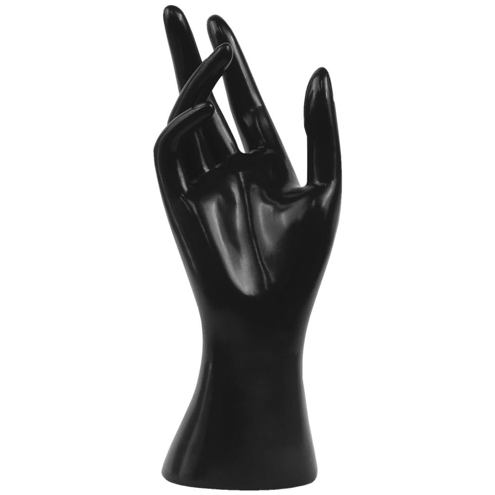 SereneLife Jewelry Hand Display Holder, 8.7-Inch Long Female Mannequin Hand, Perfect for Showcasing Rings, Bracelets, Bangles, Watches, Gloves, Sturdy, Stylish Display for Accessories
