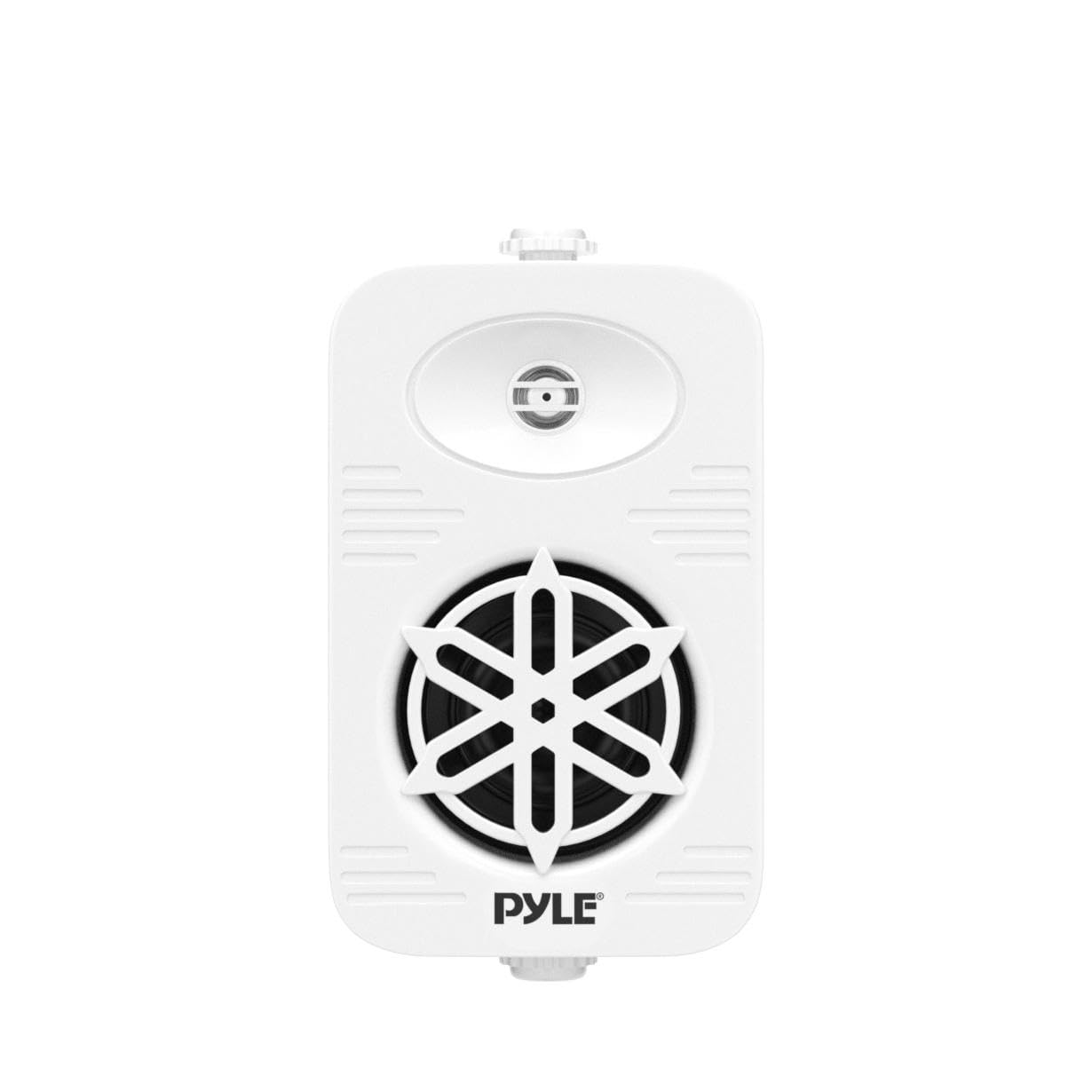 PyleUsa Indoor Outdoor Speakers Pair - 300 Watt Dual Waterproof 4” 2-Way Full Range Speaker System w/ 1/2” High Compliance Polymer Tweeter - in-Home, Boat, Deck, Patio, Poolside (White) - PDWR45WT