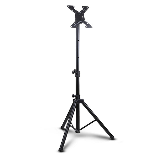 Pyle Premium LCD Flat Panel TV Tripod Stand, Portable & Foldable TV Mount for LCD/LED Flat Screen TVs up to 32", Adjustable Height, 88.8 lbs Capacity, VESA 100x200/200x200 - (PTVSTNDPT3215)