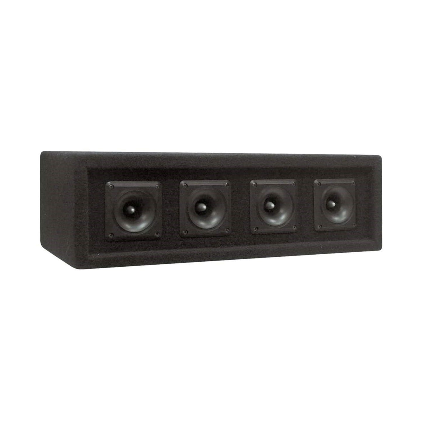 Pyle-Pro 4 Way DJ Speaker System, 300 Watt Power, 150 RMS, Four 3 Inch Horn Piezo Tweeters, 8 Ohm Impedance, Full Range Audio Reproduction, Black Carpeted Finish
