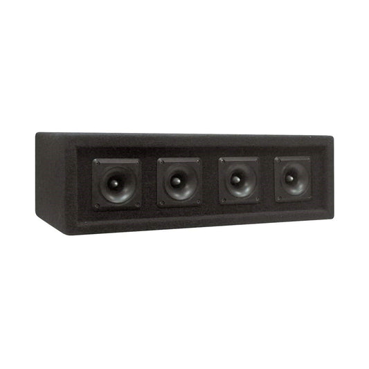 Pyle-Pro 4 Way DJ Speaker System, 300 Watt Power, 150 RMS, Four 3 Inch Horn Piezo Tweeters, 8 Ohm Impedance, Full Range Audio Reproduction, Black Carpeted Finish