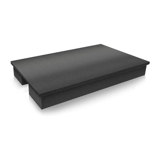Pyle Sound Dampening Speaker Riser Foam - Audio Acoustic Noise Isolation Platform Pads Recoil Stabilizer w/ Rubber Base Pad For Studio Monitor, Subwoofer, Loud Speakers - PSI21 (22.3 x 15 x 3 Inch)