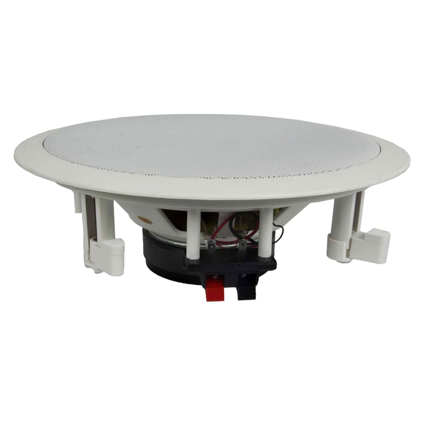 8'' 2-Way Midbass Woofer Speakers - Pair In-Wall/In-Ceiling Woofer Speaker System 1'' High-Temperature Voice Coil Flush Mount Design w/50Hz - 20kHz Frequency Response 250 Watts Peak - Pyle PDIC81RD