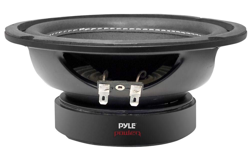 Pyle Car Vehicle Subwoofer Audio Speaker - 6.5 Non-Pressed Paper Cone, Black Plastic Basket, Dual Voice Coil 4 Ohm Impedance, 600 Watt Power, Foam Surround for Vehicle Stereo Sound System -PLPW6D