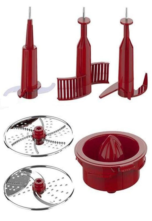 NutriChef Use Dana Trading Food-Processor-Replacement Parts for Multifunction Food-Processor Model Number: NCFPRED(Red)