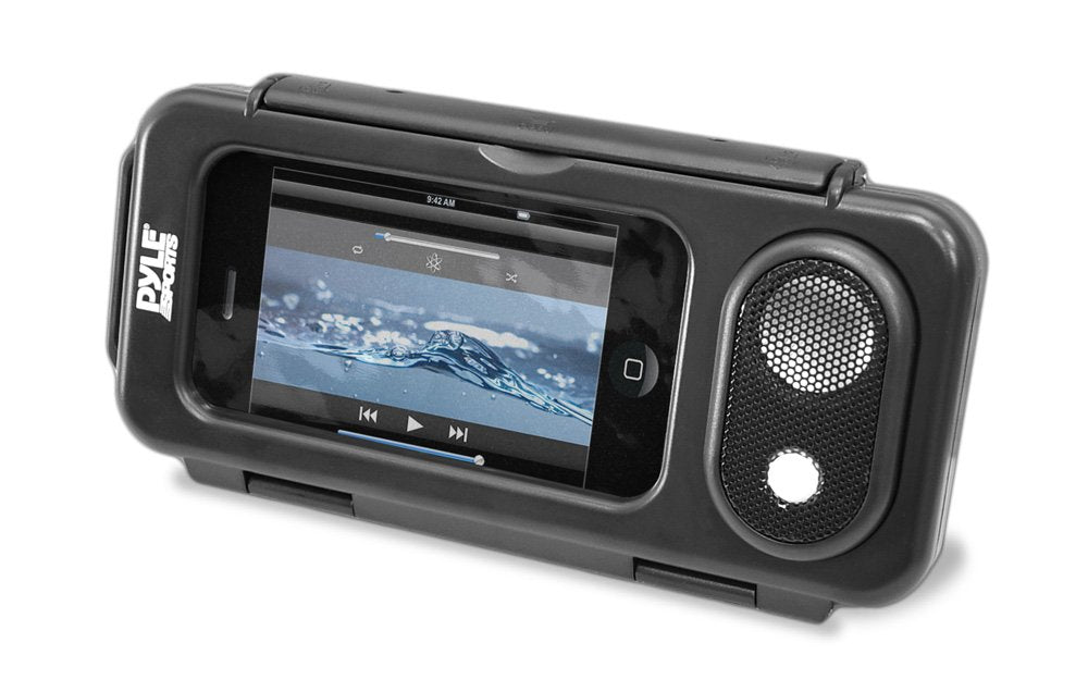 Pyle PWPS63BK Surf Sound Waterproof Portable Speaker Case for iPod, MP3 Player and Smartphone , Black