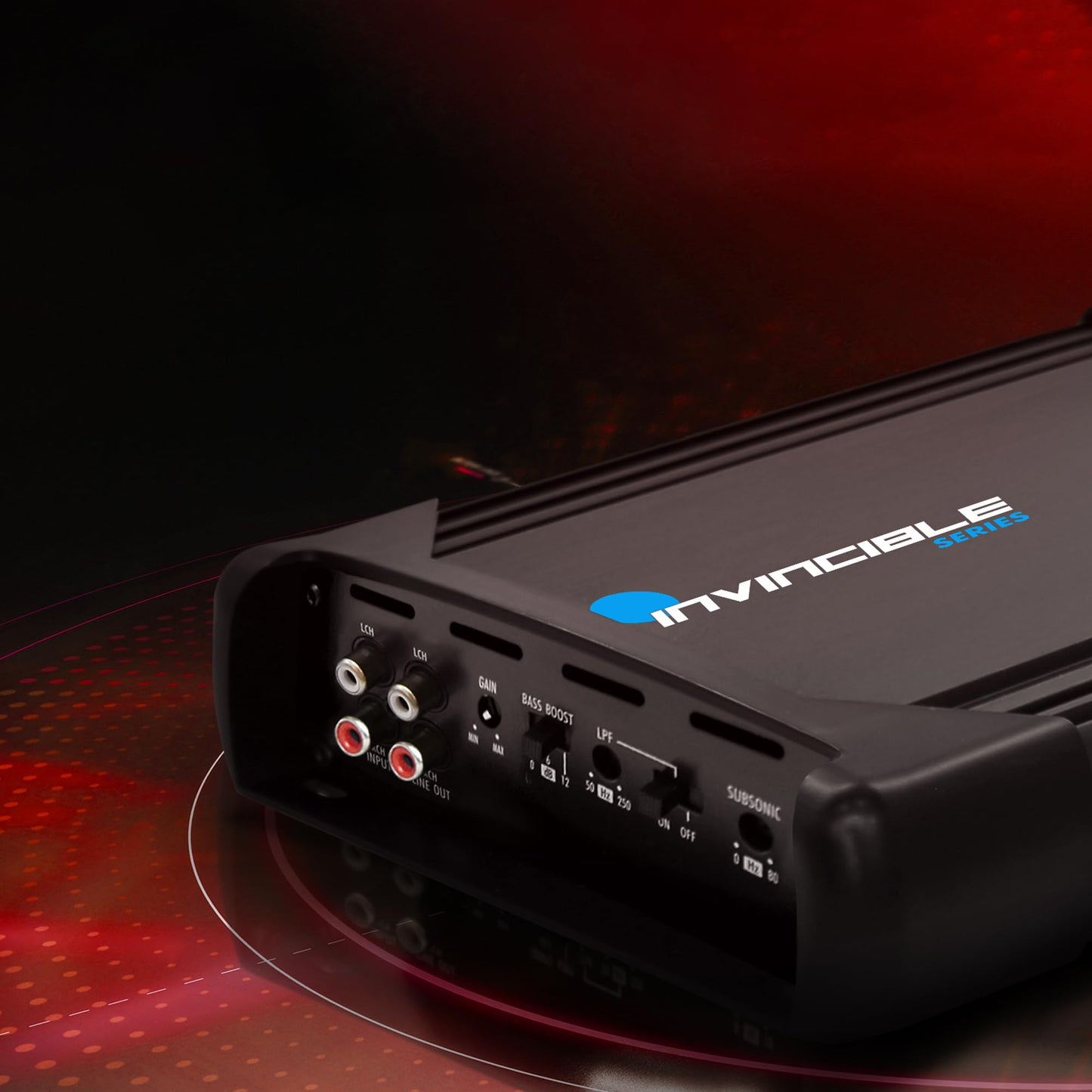Pyle Amplifier Car Audio, Class AB MOSFET PWM Monoblock Amp Invincible Series, 1 Channel 3000 Watts Max, High-Current Dual Discrete Drive Stages Bass Amp, Advanced Protection Circuitry Car Amplifier