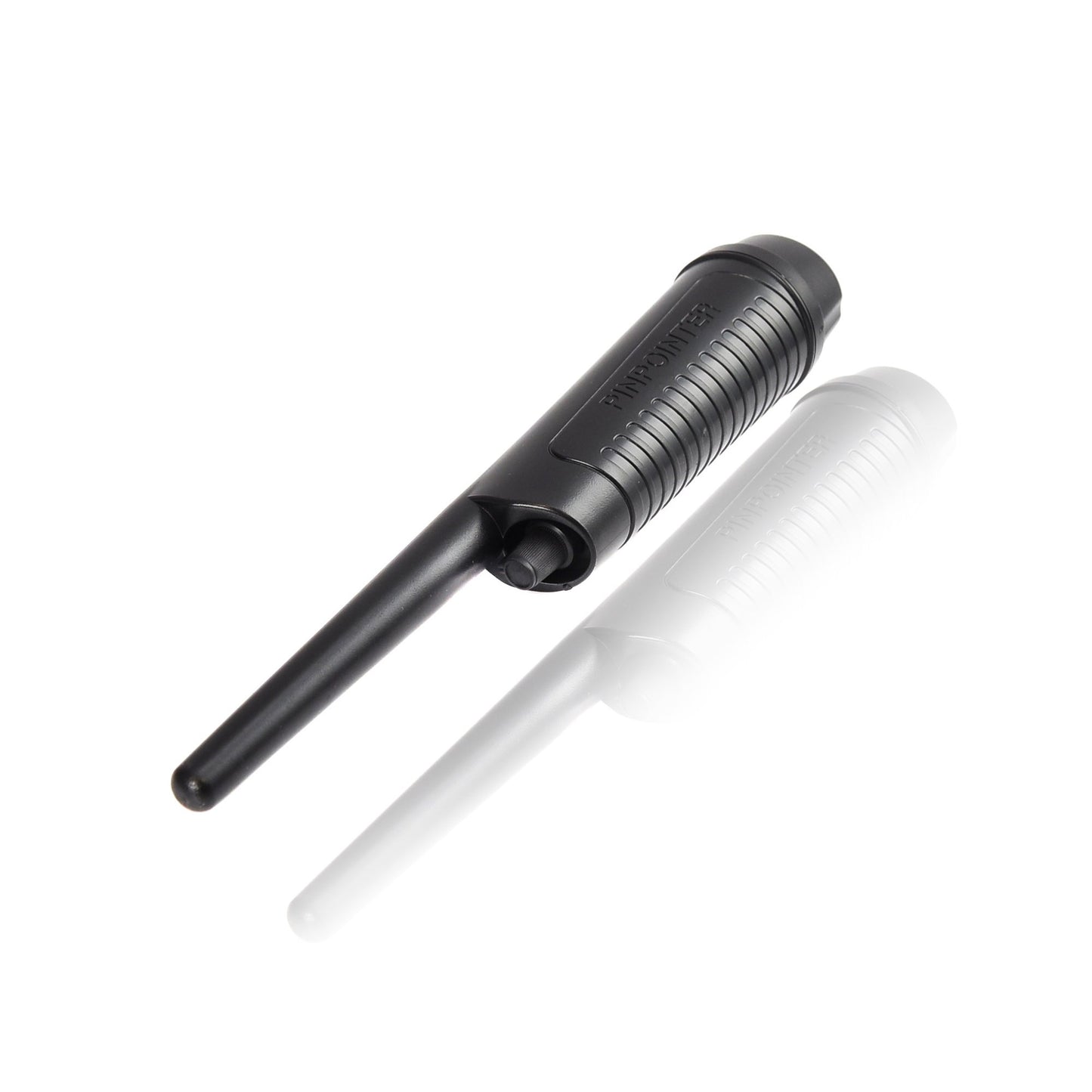 Handheld Pinpointer Probe Metal Detector -Audible Sound Alert, Save Battery Automatic Power Off & Low Battery Indicator, Waterproof LED/Vibration Indication and Submersible Tip - SereneLife PMD58, Black
