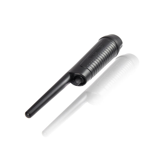 Handheld Pinpointer Probe Metal Detector -Audible Sound Alert, Save Battery Automatic Power Off & Low Battery Indicator, Waterproof LED/Vibration Indication and Submersible Tip - SereneLife PMD58, Black
