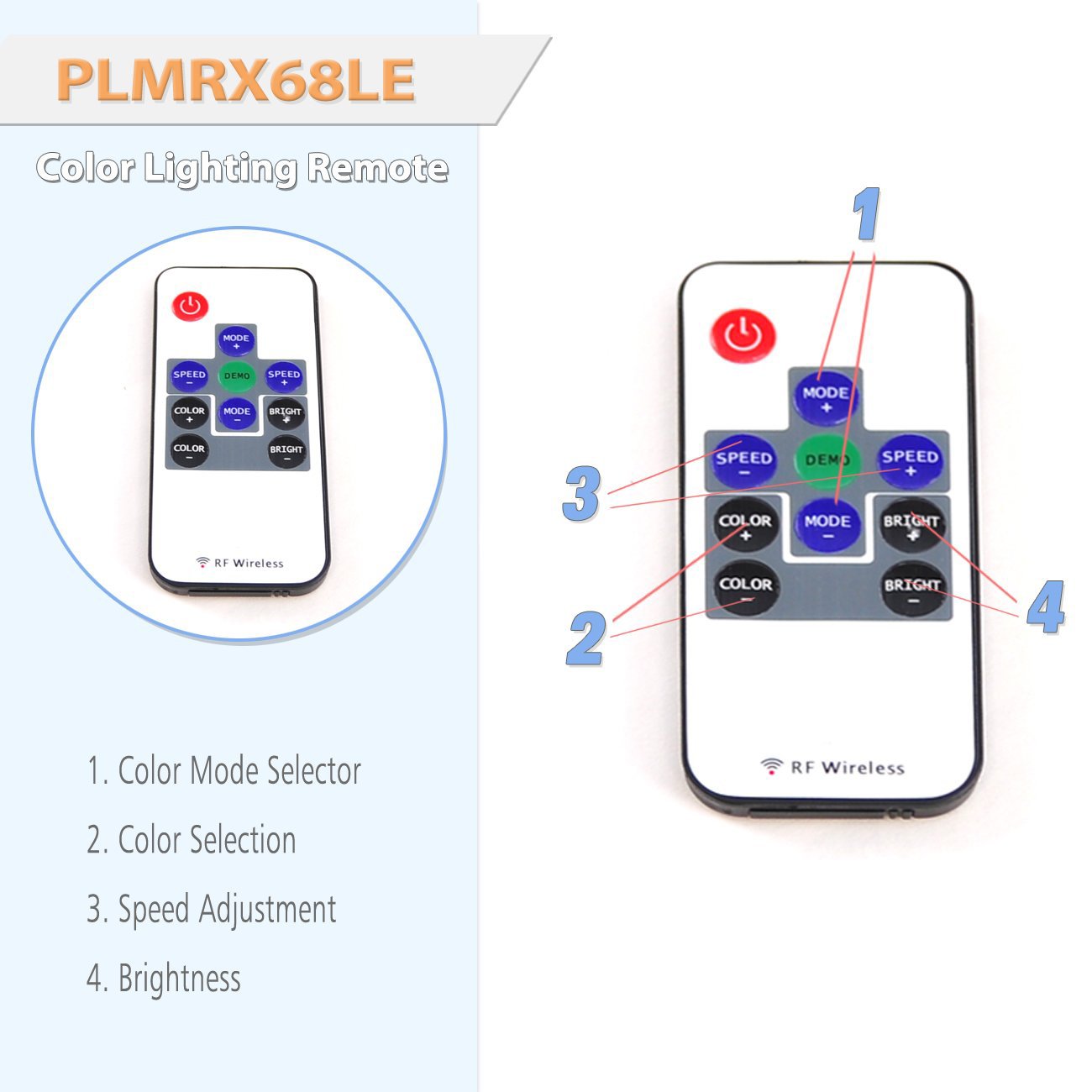 Pyle 6.5” Dual Waterproof Marine Speakers - 250W Outdoor Car/Boat Radio Stereo Speakers Waterproof/Weather Proof Marine Stereo Speakers System Pair LED Mount Speaker Wire Grill PLMRX68LEB (Black)