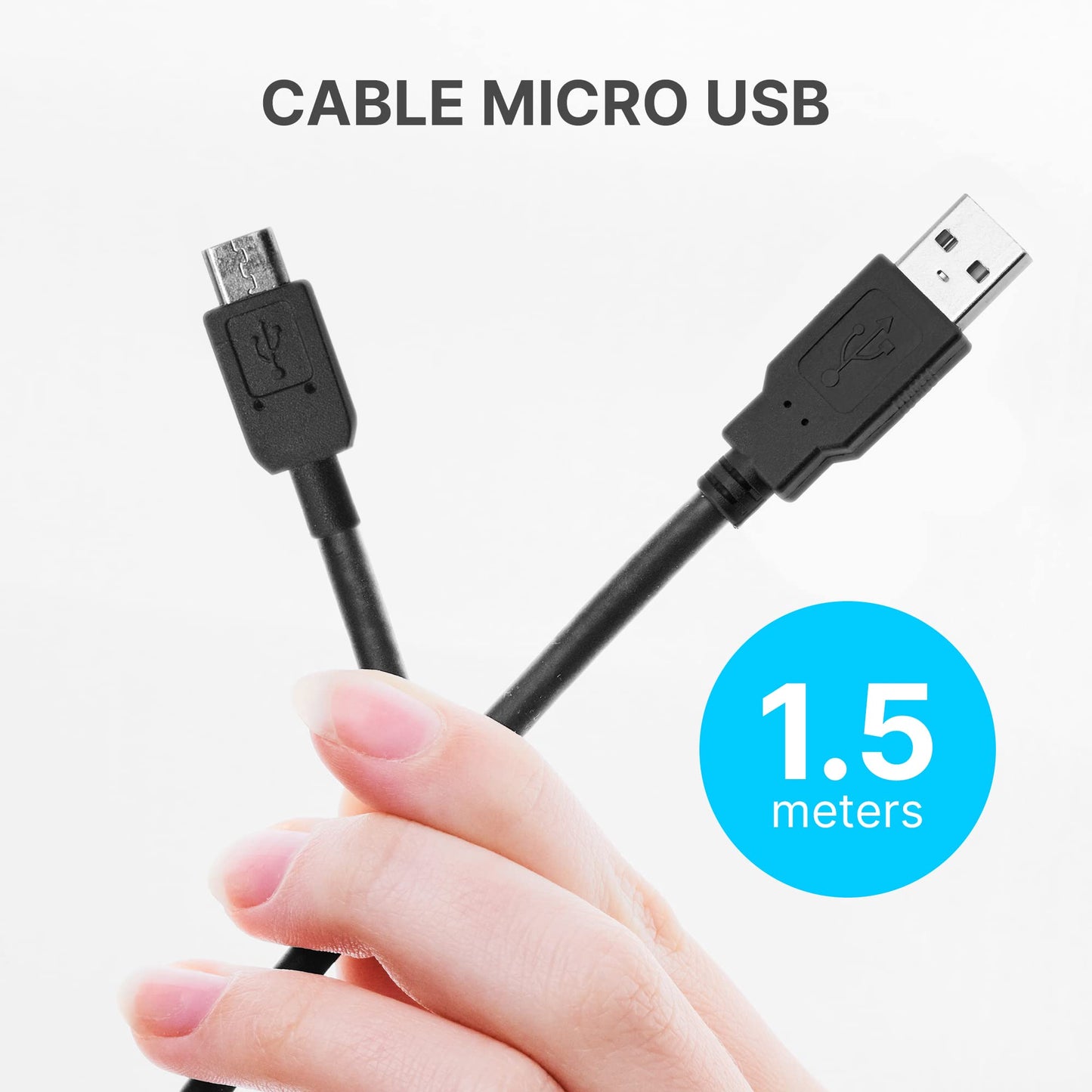 PyleUsa 1.5 Meters Cable Micro USB