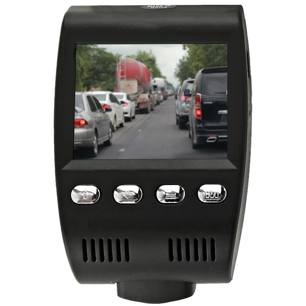 Pyle Dash Cam Car Recorder DVR - 2 Inch Monitor Blackbox Rear Camera View Full Color HD 1080p Video Security Loop Camcorder - PiP Night Vision Audio Record Micro SD & Built-In Microphone (PLDVRCAM30)