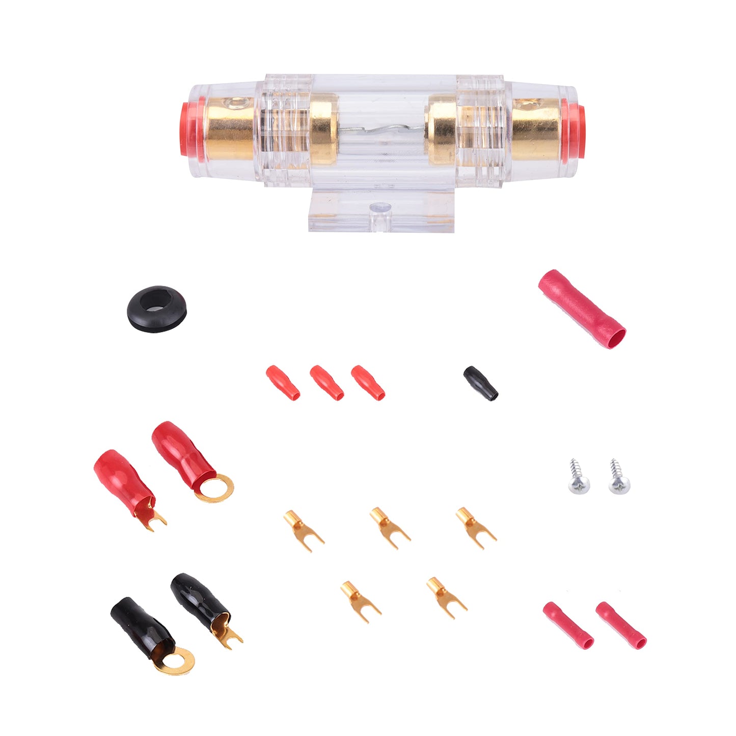 Pyle Car Stereo Wiring Kit - Audio Amplifier & Subwoofer Speaker Installation Cables (4 Gauge), Blue (PLAM40)