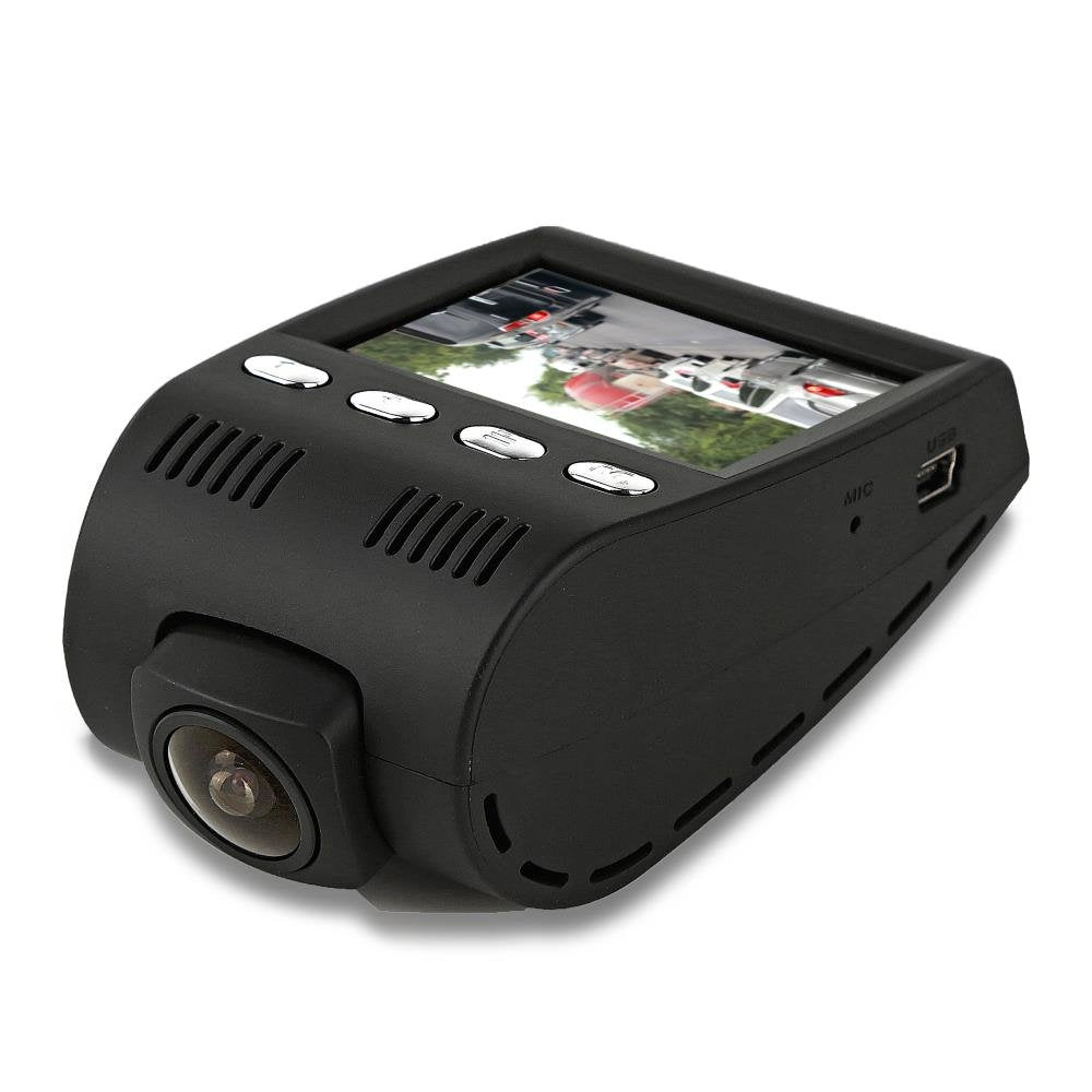 Pyle Dash Cam Car Recorder DVR - 2 Inch Monitor Blackbox Rear Camera View Full Color HD 1080p Video Security Loop Camcorder - PiP Night Vision Audio Record Micro SD & Built-In Microphone (PLDVRCAM30)