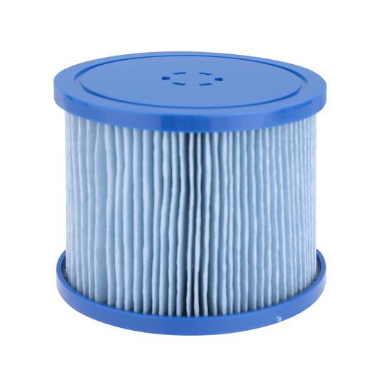 SereneLife Reusable Filter Cartridge for Inflatable Pool Spa - D Type Filter Replacement, Compatible with SLSPA Models, Long-Lasting & Easy to Clean, Dacron Pleats, 168-Hour Lifespan