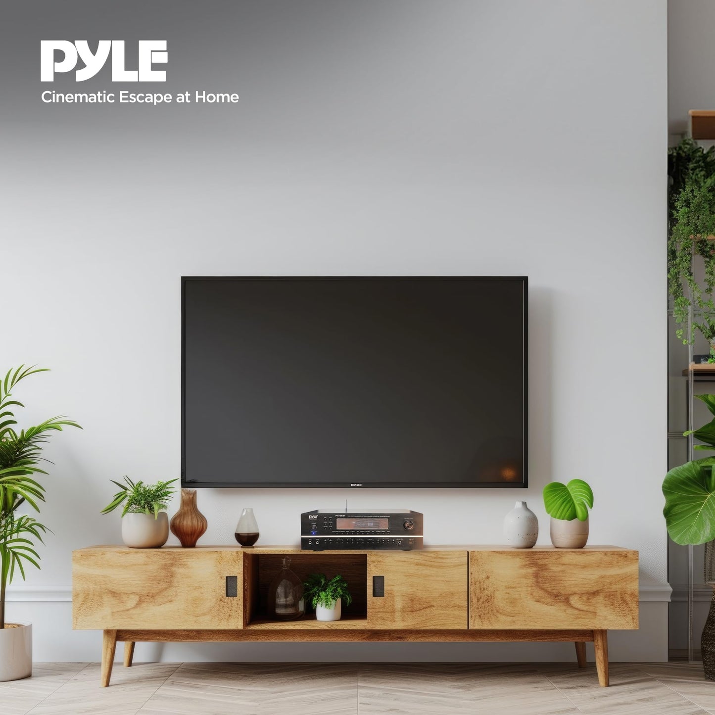 Pyle 2000W 7.1-Channel Hi-Fi Bluetooth 5.0 Stereo Amplifier - AV Home Theater Receiver with Radio - USB - RCA - HDMI - MIC IN - 4K UHD TV & 3D Blu-Ray Support - Surround Sound - Subwoofer - PT796BT