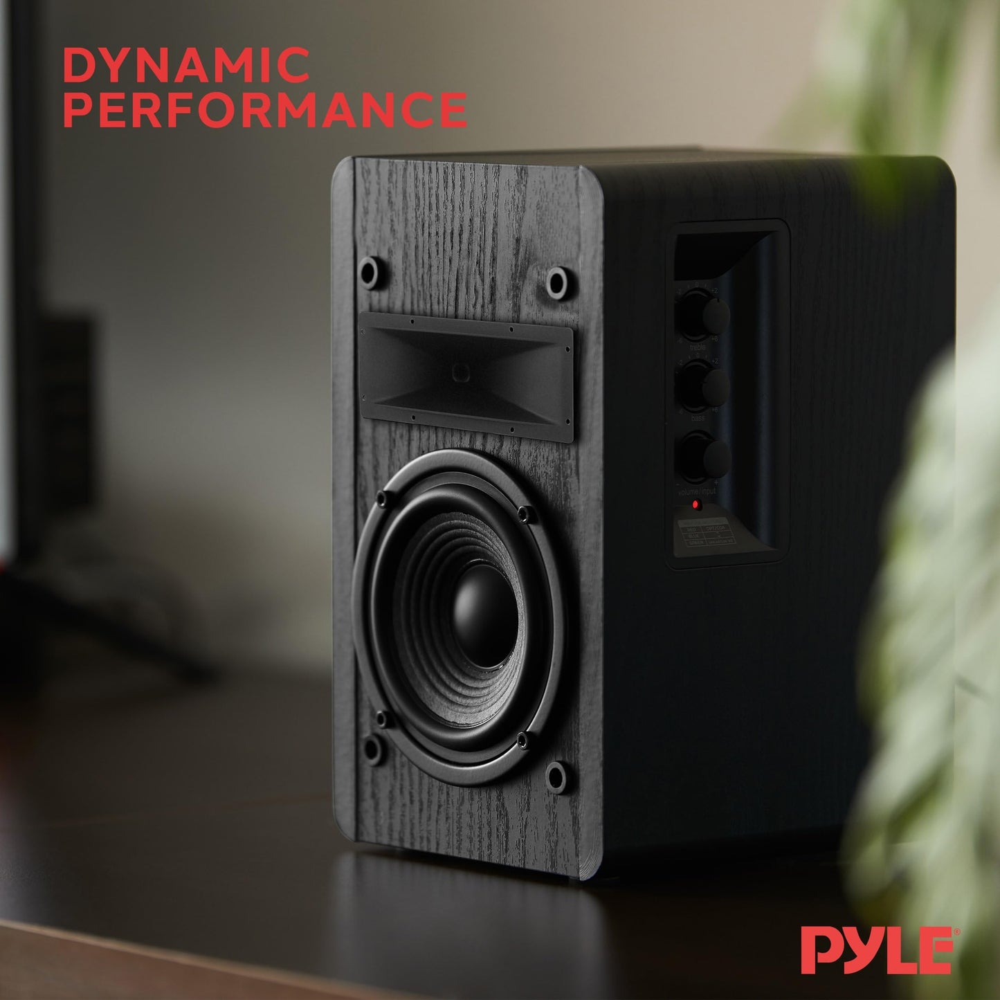 Pyle 4x10 Inch Horn Tweeter Speaker - Heavy Duty 200 Watt High Power Horn Audio Tweeter System w/ 25mm Voice Coil, 20 Oz Magnet Structure, 102 dB, 8 Ohm Impedance - Pyle PH391,Black