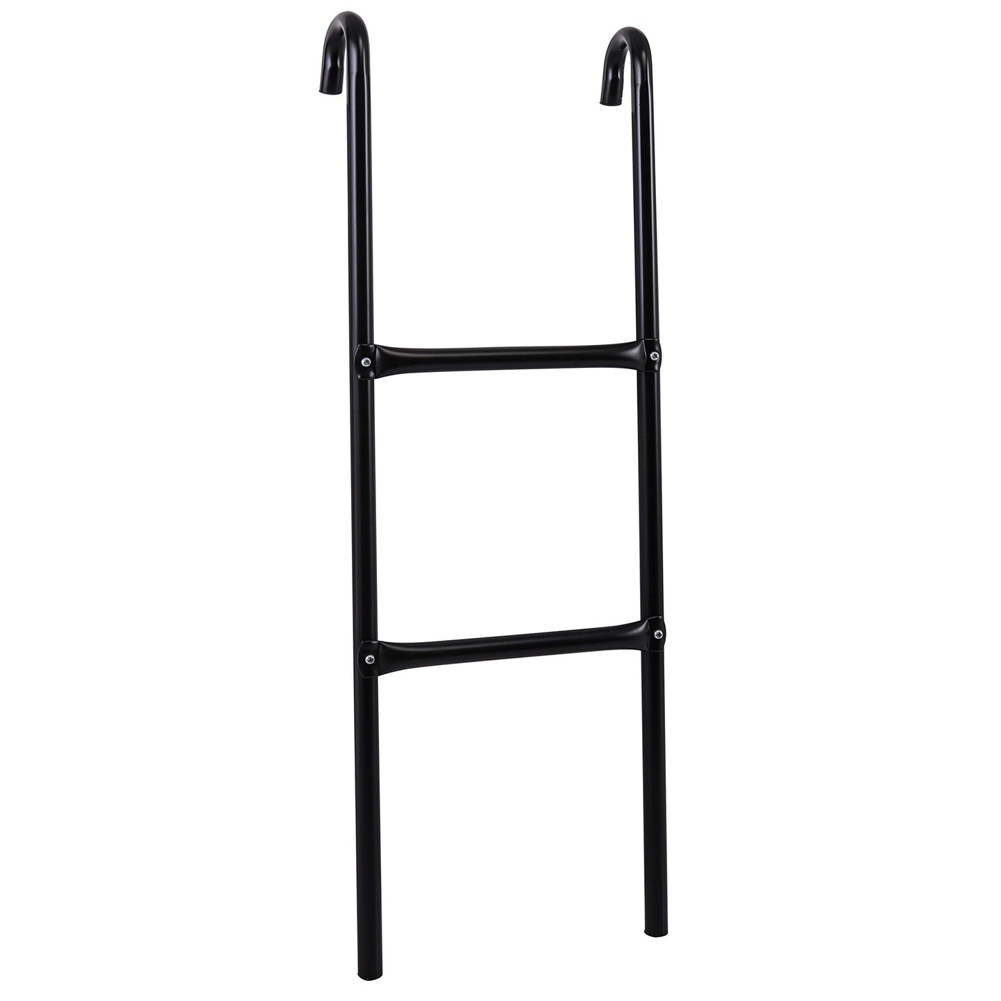 SereneLife Outdoor Trampoline Access Safety Heavy Duty Ladder - 2 Steps Weather Resistant Galvanized UV Treated Steel Climbing Ladder, 264Lbs Capacity Stairs Accessories, Boys & Girls, Adult