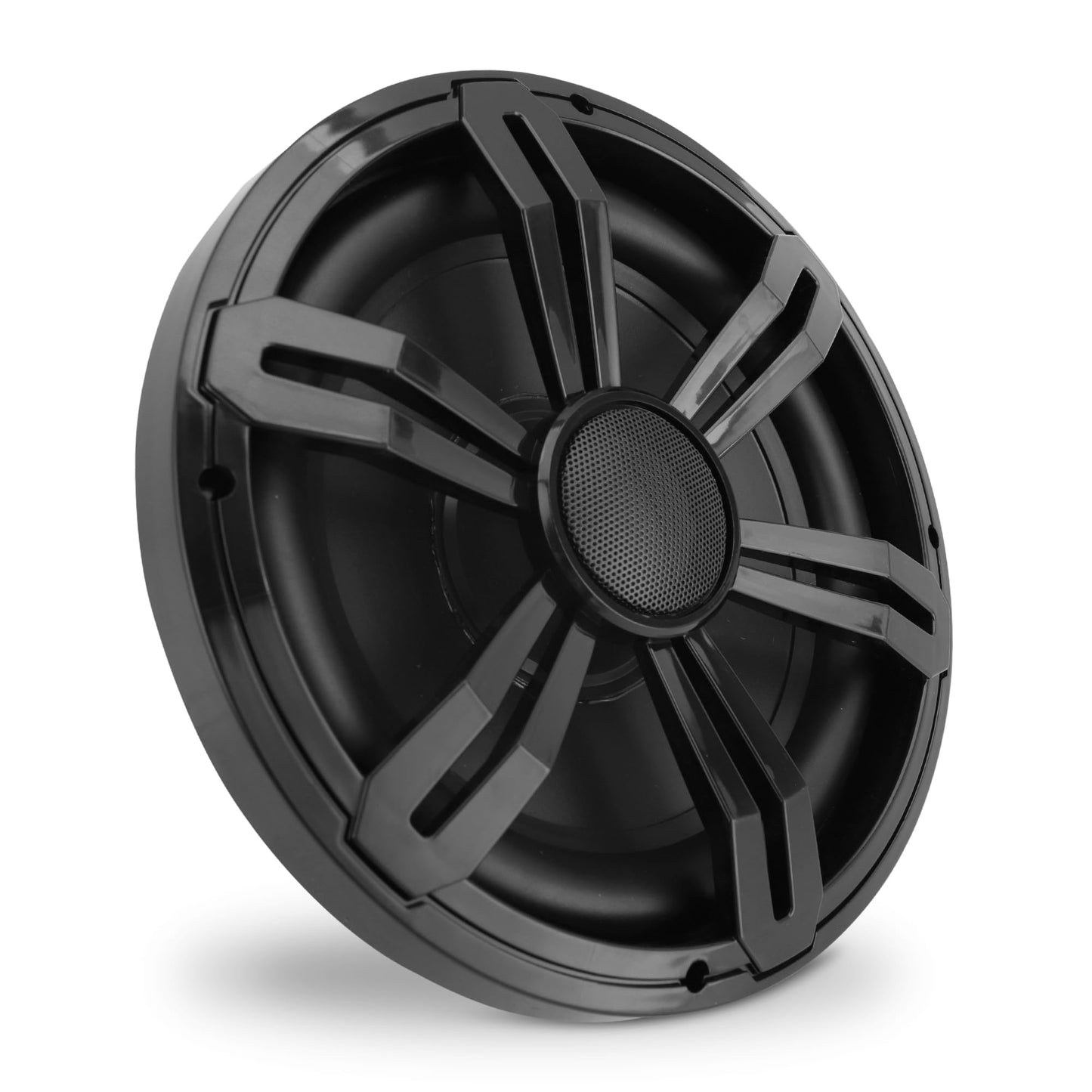 PyleUsa 12” Slim Marine Subwoofer-500W 4 Ohm Waterproof Car Component Speaker System,Low Profile PP Cone w/Rubber Edge, 50 Oz Magnet 2.5" Voice Coil,for Custom Audio Boat Truck Mobile Vehicle (Black)