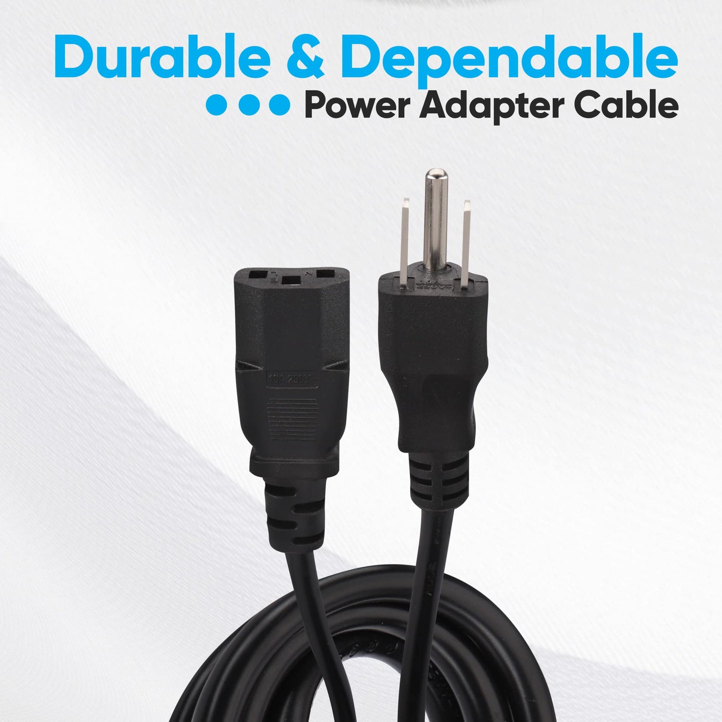 Pyle Power Adapter Cable, 3-Pin (for Pyle Models: PMXU46BT, PMXU67BT, PMXU88BT, PMXU128BT)