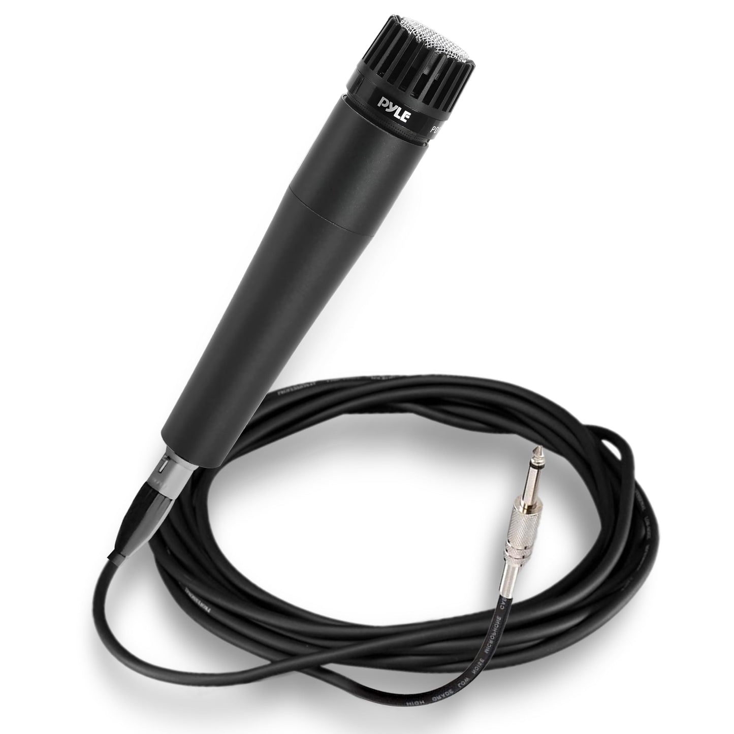 PylePro Dynamic Handheld Microphone, Professional Moving Coil Mic with Built-in Pop Filter, Wide Frequency Response, High Signal Output, Rugged Design, Low Noise Circuitry, 15' ft. XLR Cable Included