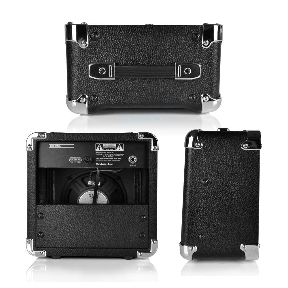 Pyle 20-Watt Vamp-Series Amplifier-Vamp-Series Amplifier w/3-Band EQ&Overdrive,Has Clean and Overdrive Channels For a Crunchy,Powerful Sound,20 Hz to 15 kHz Frequency Response-Pyle PVAMP20