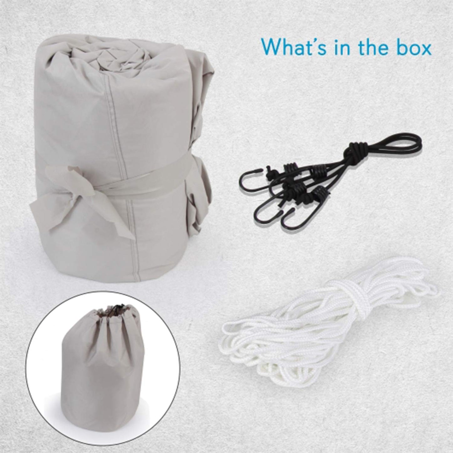 Pyle Universal Boat Adjustable Storage Cover - 25'-28'L to 96” Pontoon Boats Protection Custom Heavy Duty Waterproof Polyester Fabric, Snap Strap, Elastic Cord, Bag