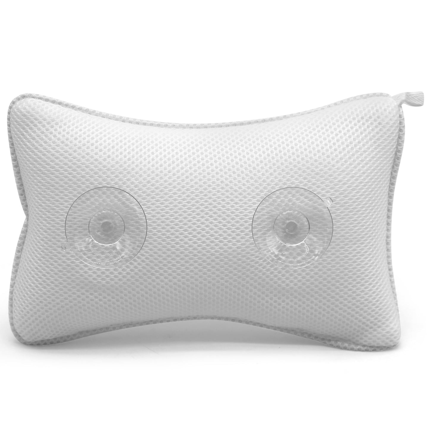 SereneLife Bath Pillow - Comfortable Tub Pillow with 4D Mesh & Suction Cups | Quick-Drying, Breathable & Thick Cushioned, Fits Standard Tubs, Supports Neck & Spine, Works with SereneLife Massage Mats