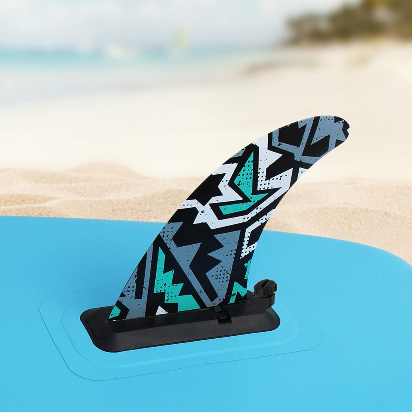Serenelife Stand-Up Inflatable Paddle Water Fin - for SereneLife Thunder Wave Inflatable SUP Stand-Up Paddle Boards SLSUPB10 and SLSUPB20 - SereneLife PRTSLSUNEWFIN