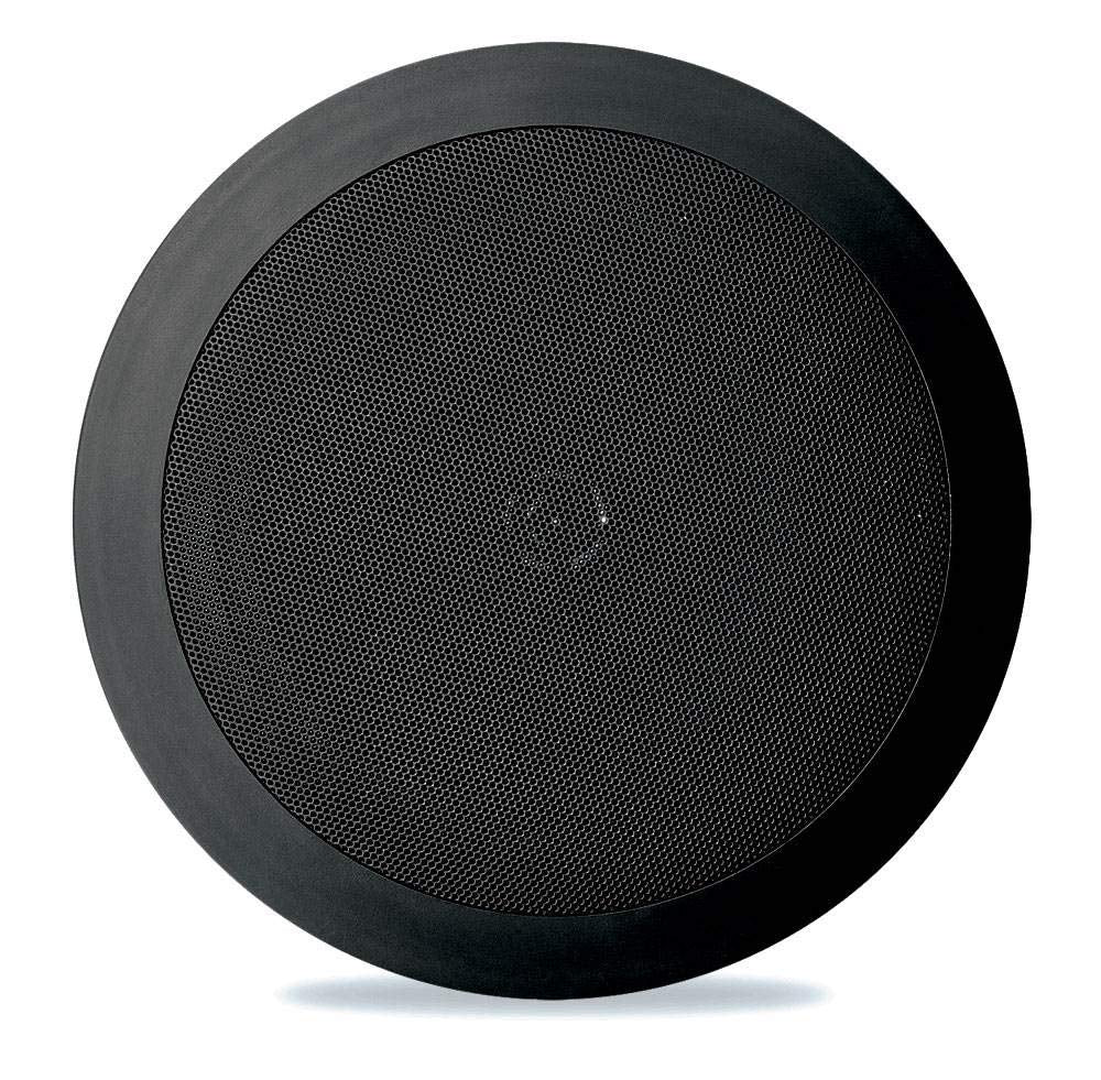 Pyle 8'' Ceiling Wall Mount Speakers-Pair of 2-Way Midbass Woofer Speaker 1/2'' Polymer Dome Tweeter Flush Design w/50Hz-20kHz Frequency Response&250 Watts Peak Easy Installation-Pyle PDIC81RDBK