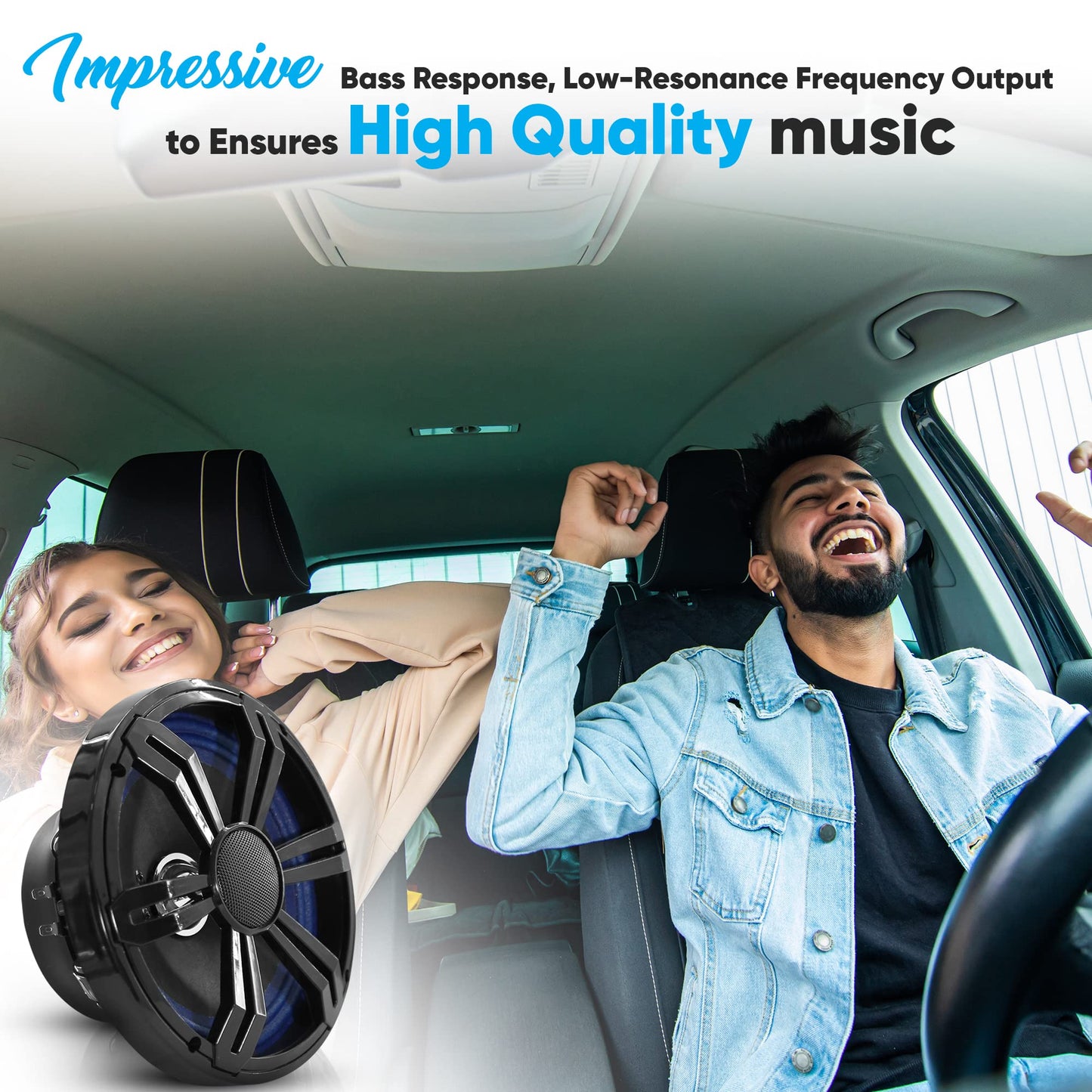 PyleUsa 8'' Single Voice Coil Car Subwoofer - 250 Watts at 4-Ohm Car Audio, Paper Cone with Cloth Edge, Designed for Custom Audio Car, Truck, Mobile Vehicle Applications - PLMG85