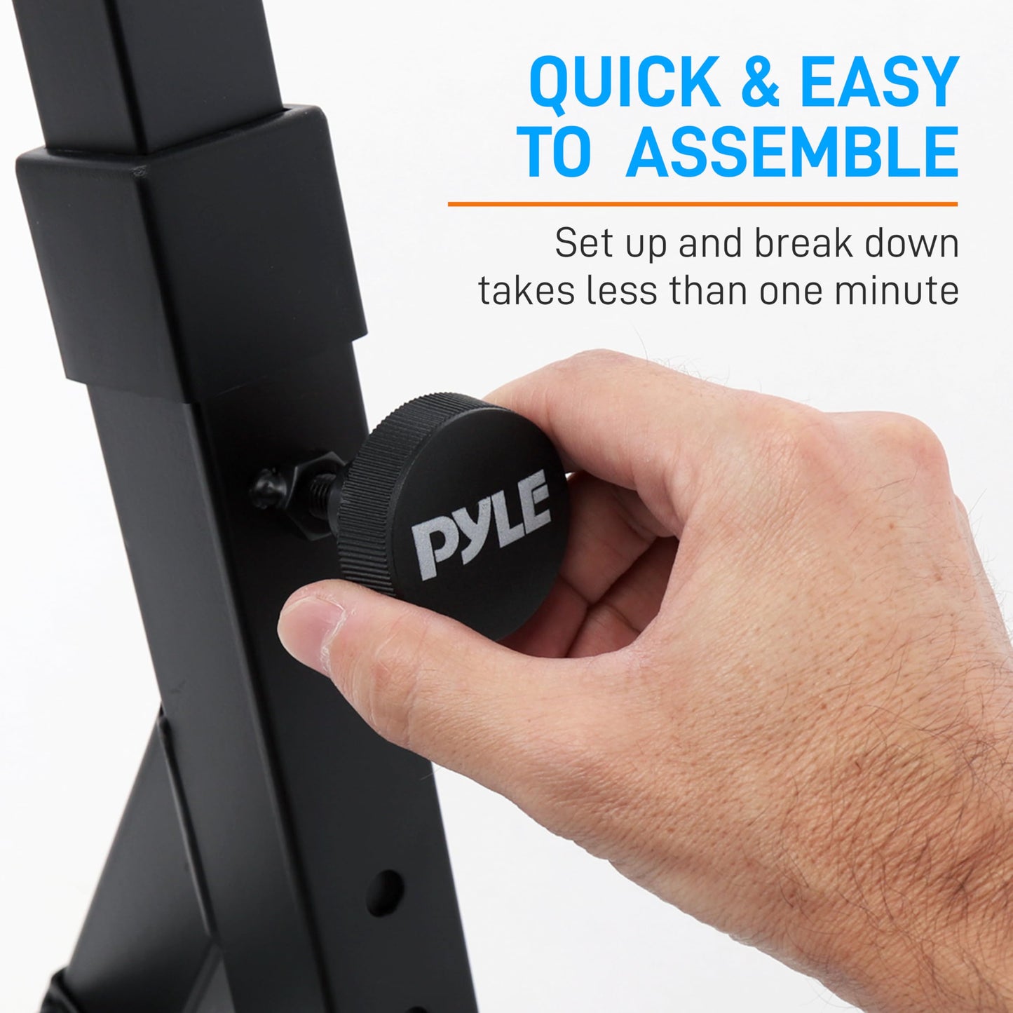 PYLE Heavy-Duty Multi-Functional Music Stand - Z Style & Portable, 2nd Tier, Height & with Adjustment, Digital Keyboard Stand, Rack Case w/Ergonomic Design, for Home Studio etc. - Pyle PKST2TZ , black