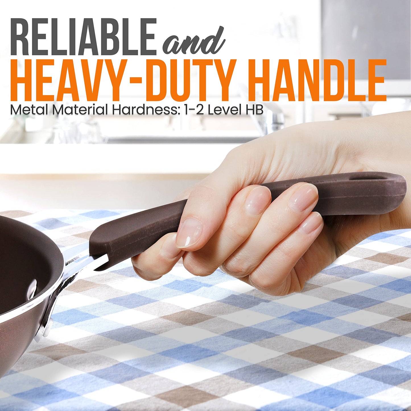 NutriChef Sauce Pot with Lid - Long Lasting Non-Stick High-Qualified Kitchen Cookware with See-Through Tempered Glass Lids, 1.5 Quart (Works with Models: NCCW14SBR & NCCW20SBR) - NCCW14SBR1SP