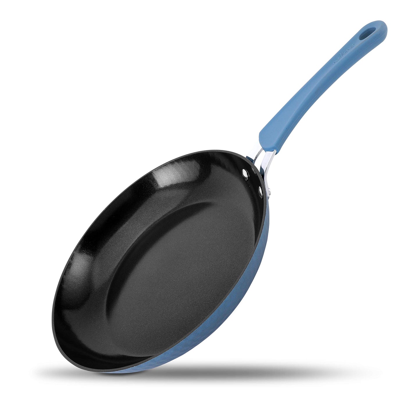 NutriChef 11'' Durable Large Fry Pan - Non-stick High-Qualified Kitchen Cookware, Induction compatible Works with Model: NCCW11DS, One size, Blue PRTNCCW11BDLFP