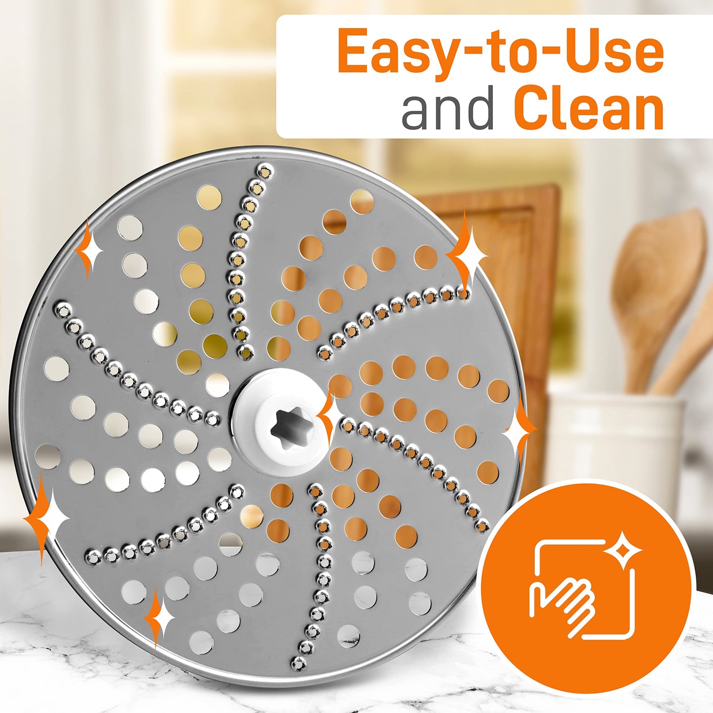 NutriChef Food Processor Masher Blade Disc - Replacement Parts for NutriChef Multifunction Food Processor Model Number: NCFP8