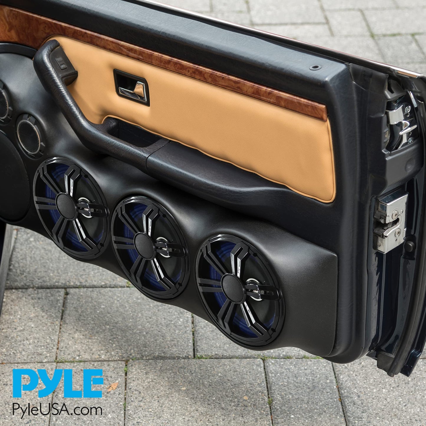PyleUsa 8'' Single Voice Coil Car Subwoofer - 250 Watts at 4-Ohm Car Audio, Paper Cone with Cloth Edge, Designed for Custom Audio Car, Truck, Mobile Vehicle Applications - PLMG85
