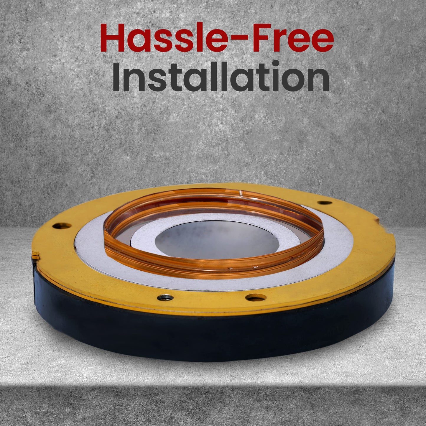 Pyle (1) Replacement Speaker Voice Coil - High-Temperature Ferro Fluid Enhanced Kapton Voice Coil for PylePro 3'' Titanium Super Bullet Tweeter PDBT58 Model - PylePro PDBT58VC