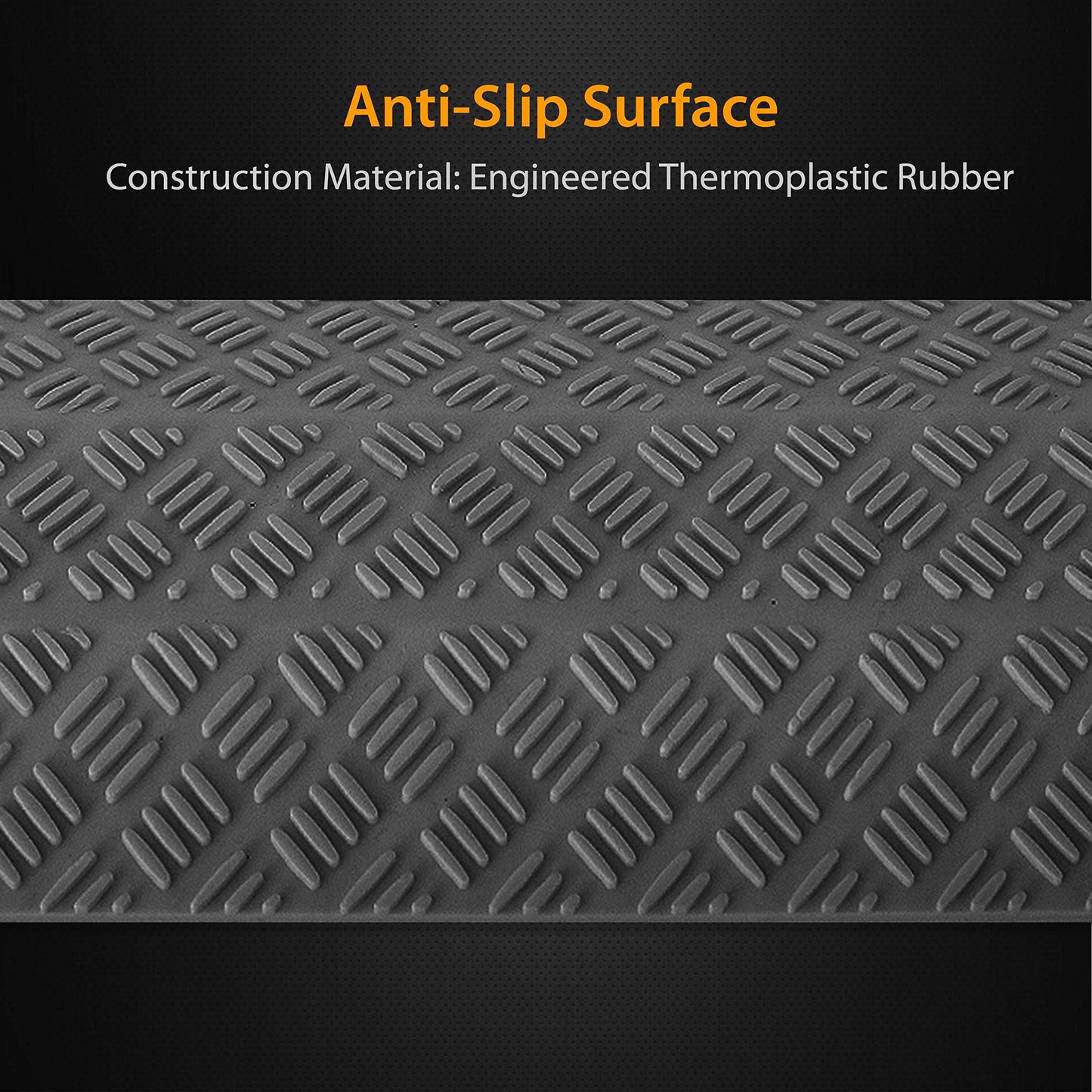 Pyle 80 Inch Double Ramp Rubber Floor Cord Concealer -1 Channel Heavy Duty Cable Protector Wire/Hose Hider Driveway Protective Covering Armor (Pack of 2)