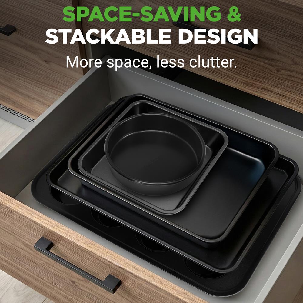 NutriChef Non-Stick Kitchen Oven Baking Pans